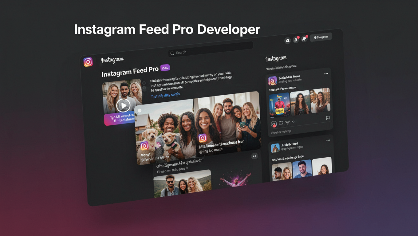 Preview of Instagram Feed Pro Developer