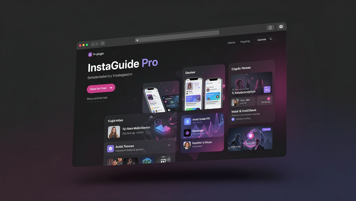Preview of InstaGuide Pro