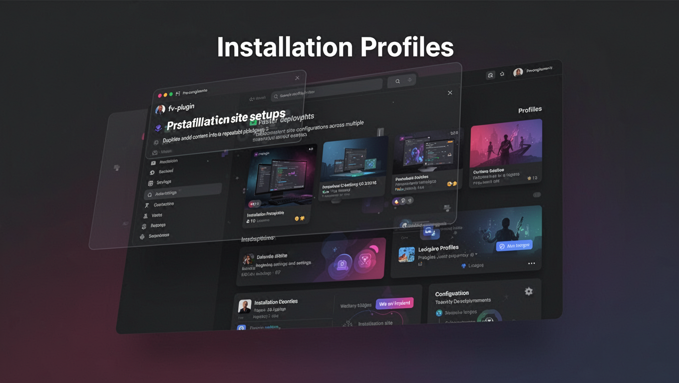 Preview of Installation Profiles