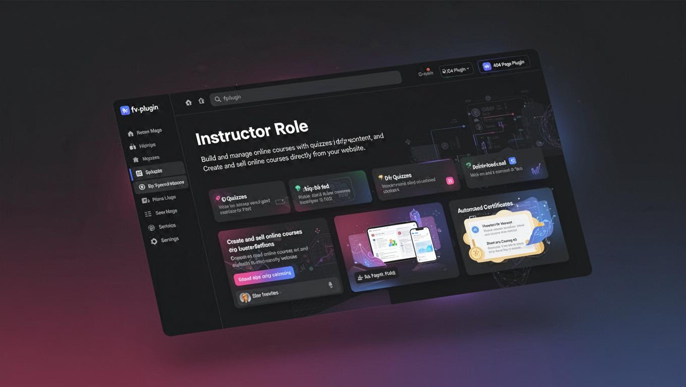 Preview of Instructor Role