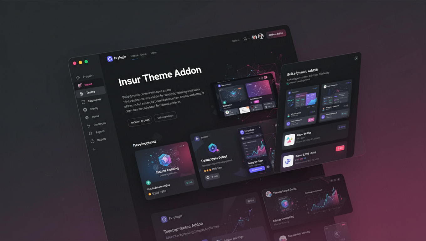 Preview of Insur Theme Addon