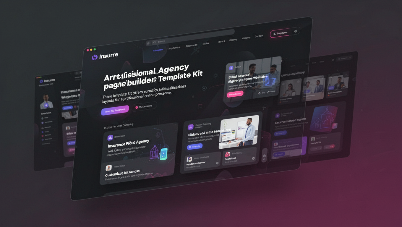 Preview of Insurre - Insurance Agency Elementor Template Kit