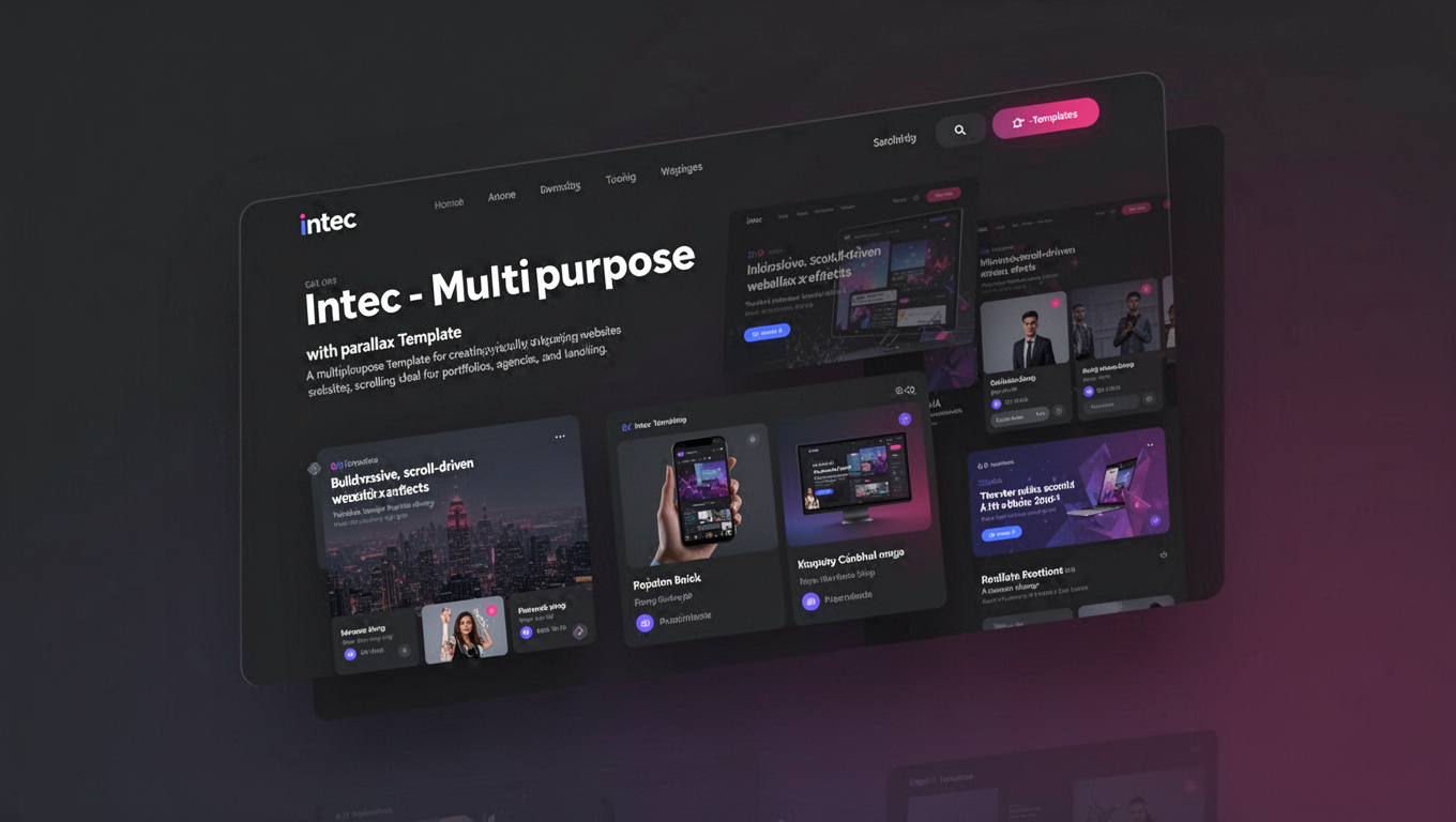Preview of Intec - Multipurpose Parallax Template