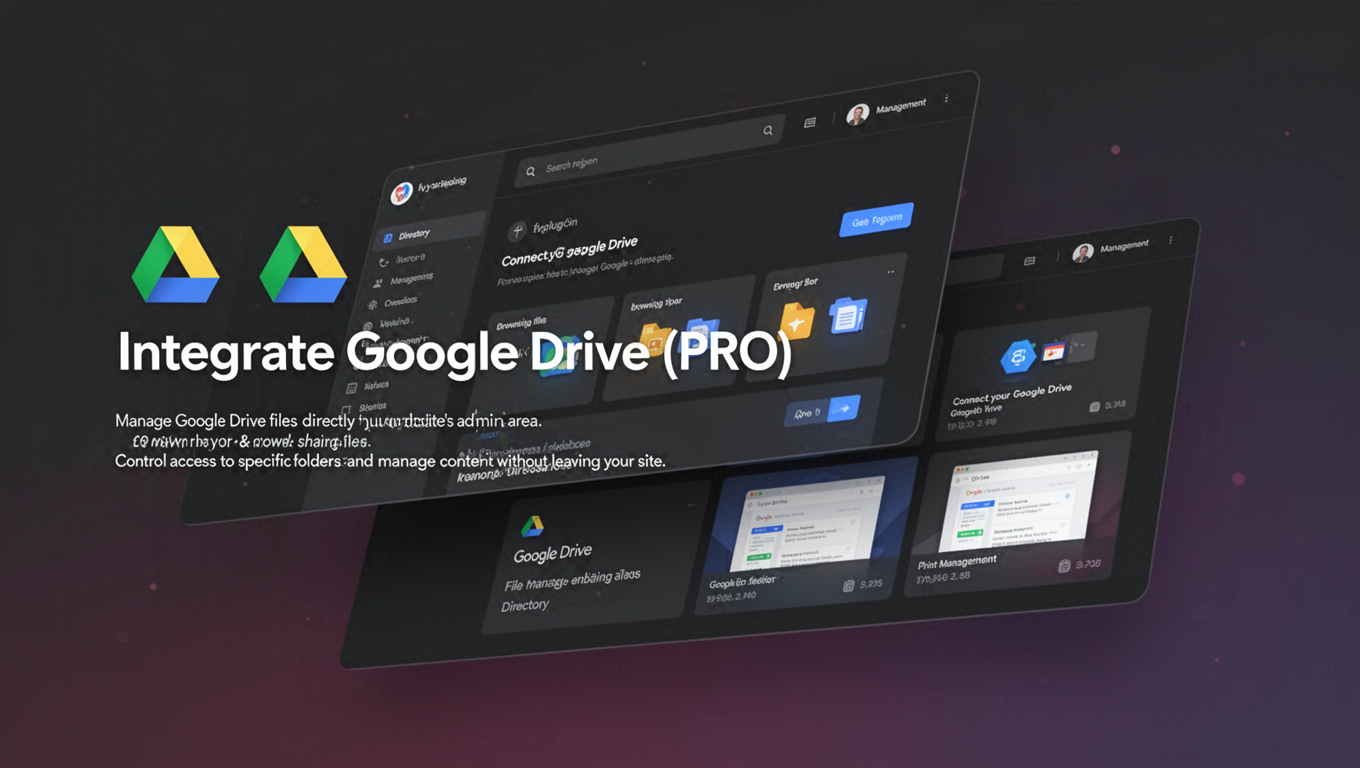 Preview of Integrate Google Drive (PRO)