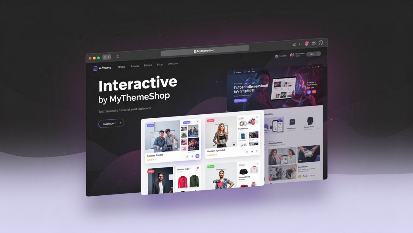 Preview of Interactive by MyThemeShop