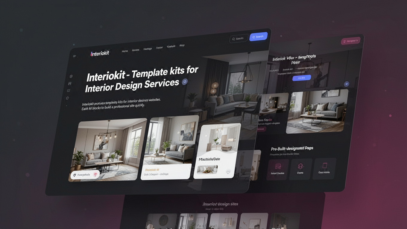 Preview of Interiokit - Template kits for Interior Design Services
