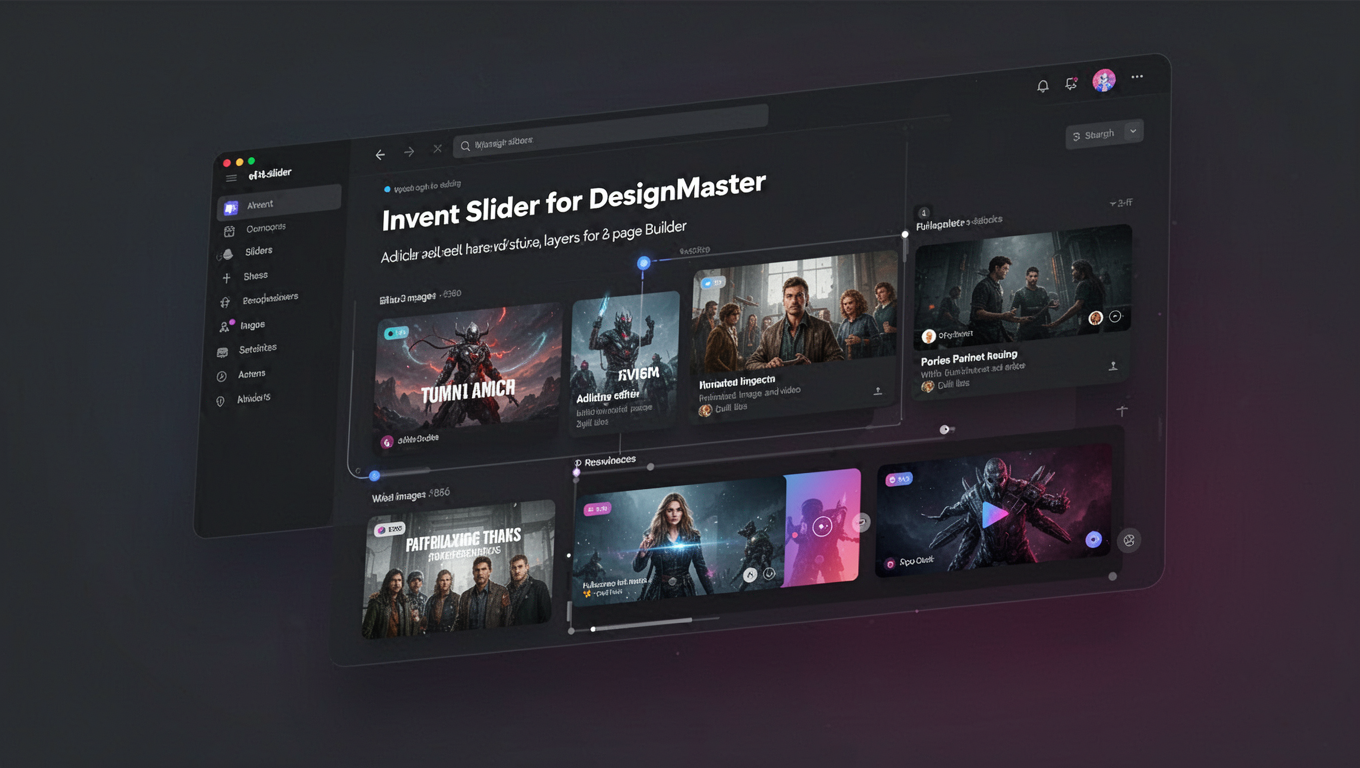 Preview of Invent Slider for DesignMaster