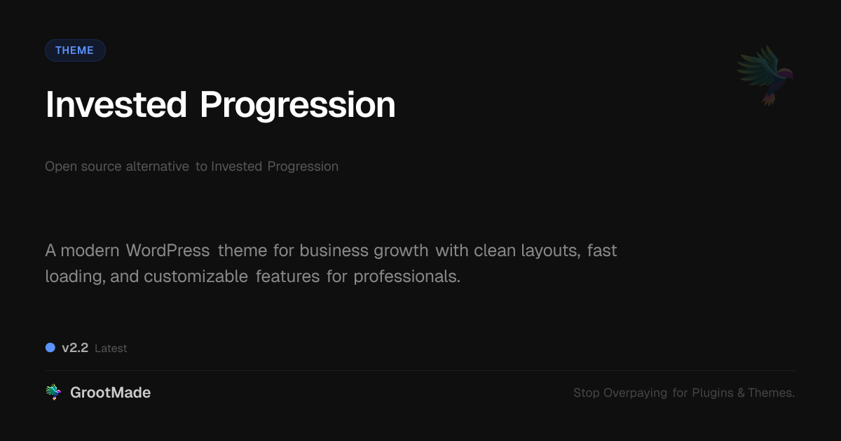 Preview of Invested Progression