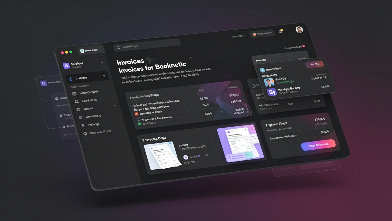 Preview of Invoices for Booknetic