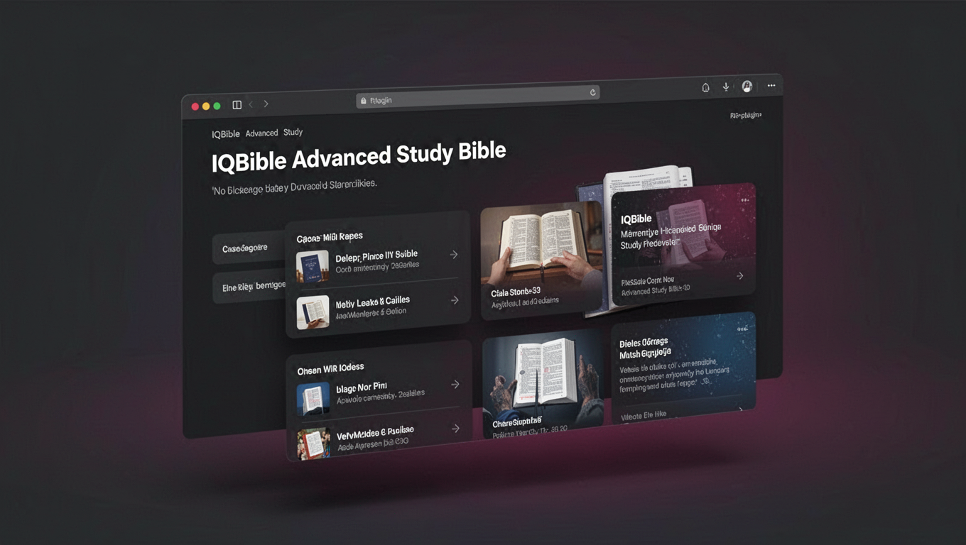 Preview of IQBible Advanced Study Bible