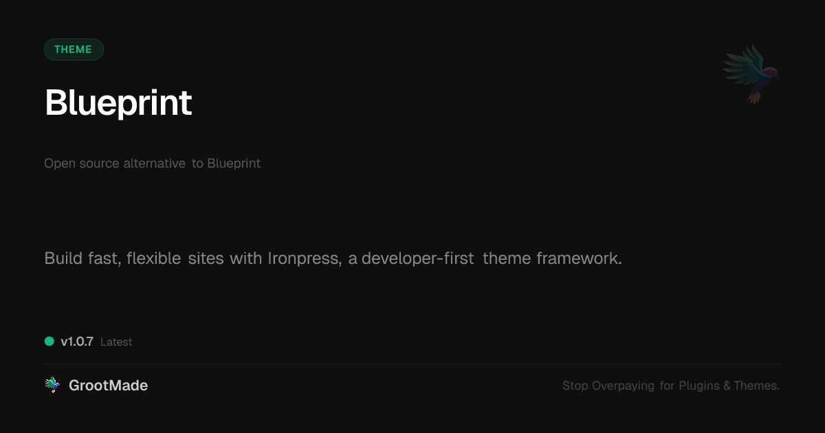 Preview of Blueprint