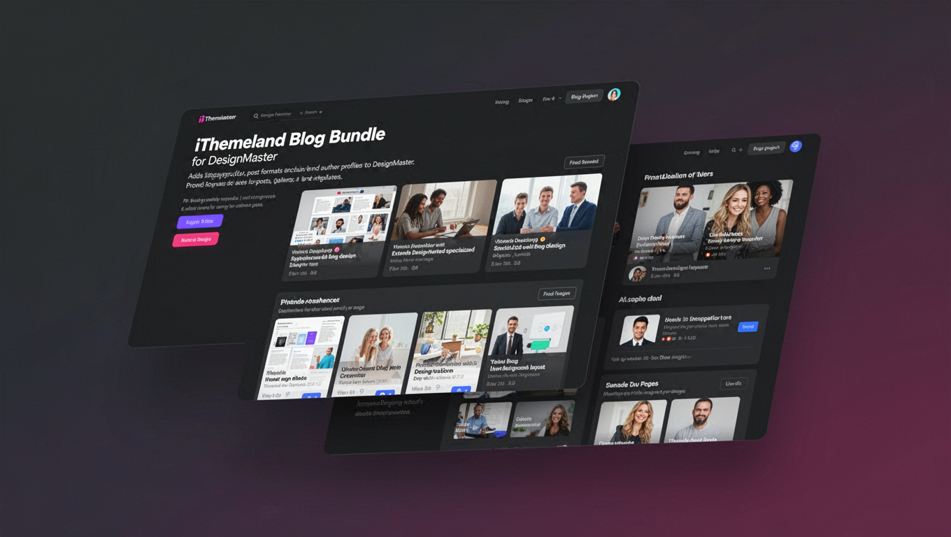 Preview of iThemeland Blog Bundle for DesignMaster