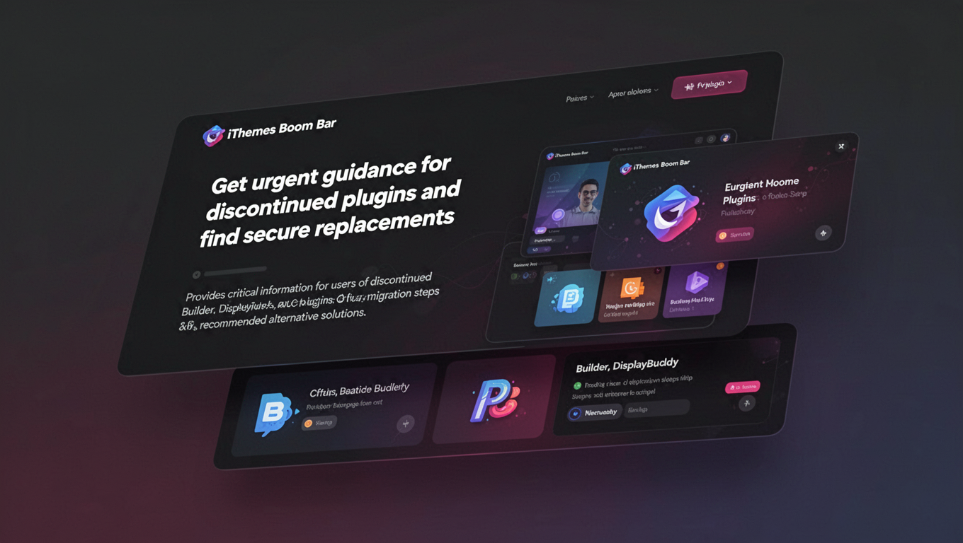 Preview of iThemes Boom Bar