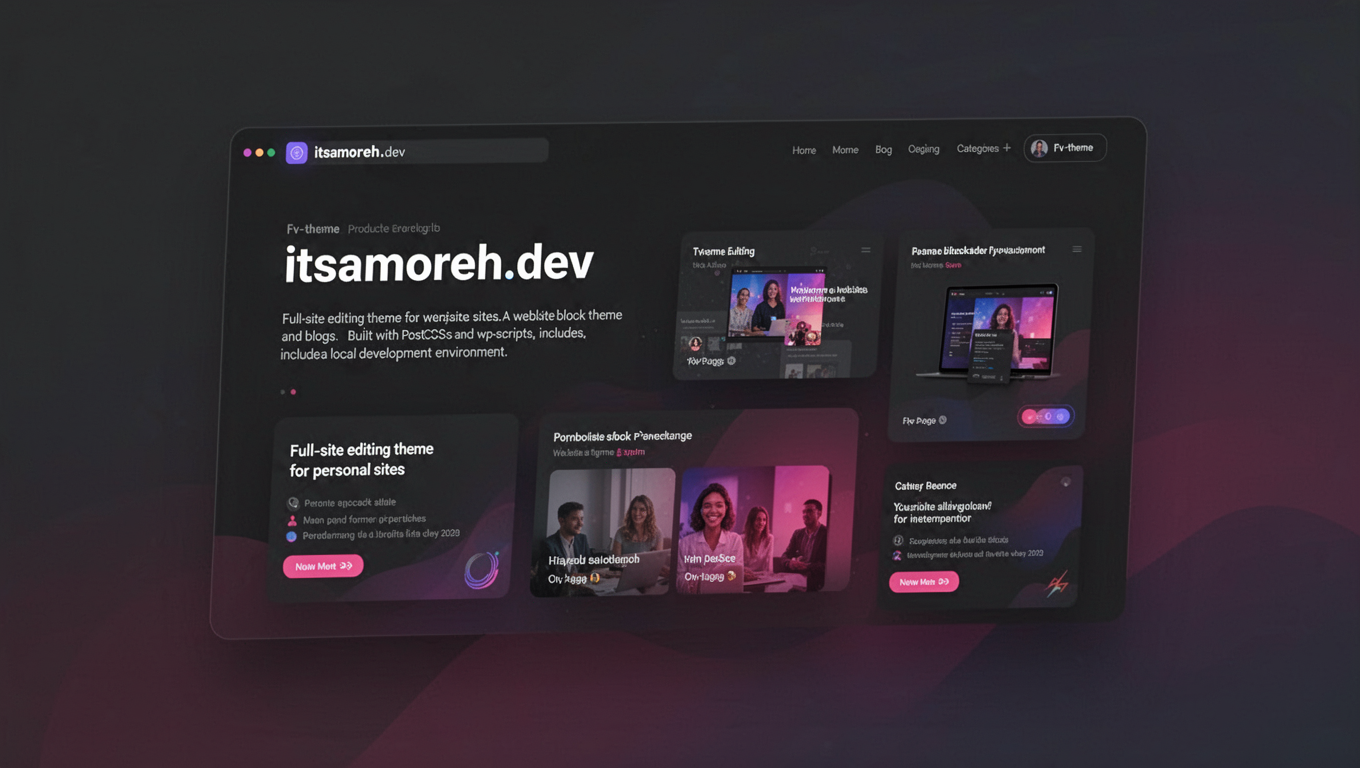 Preview of itsamoreh.dev