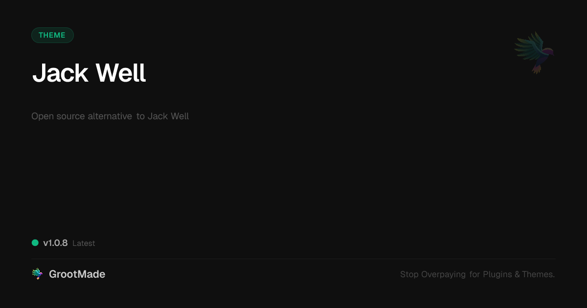 Preview of Jack Well