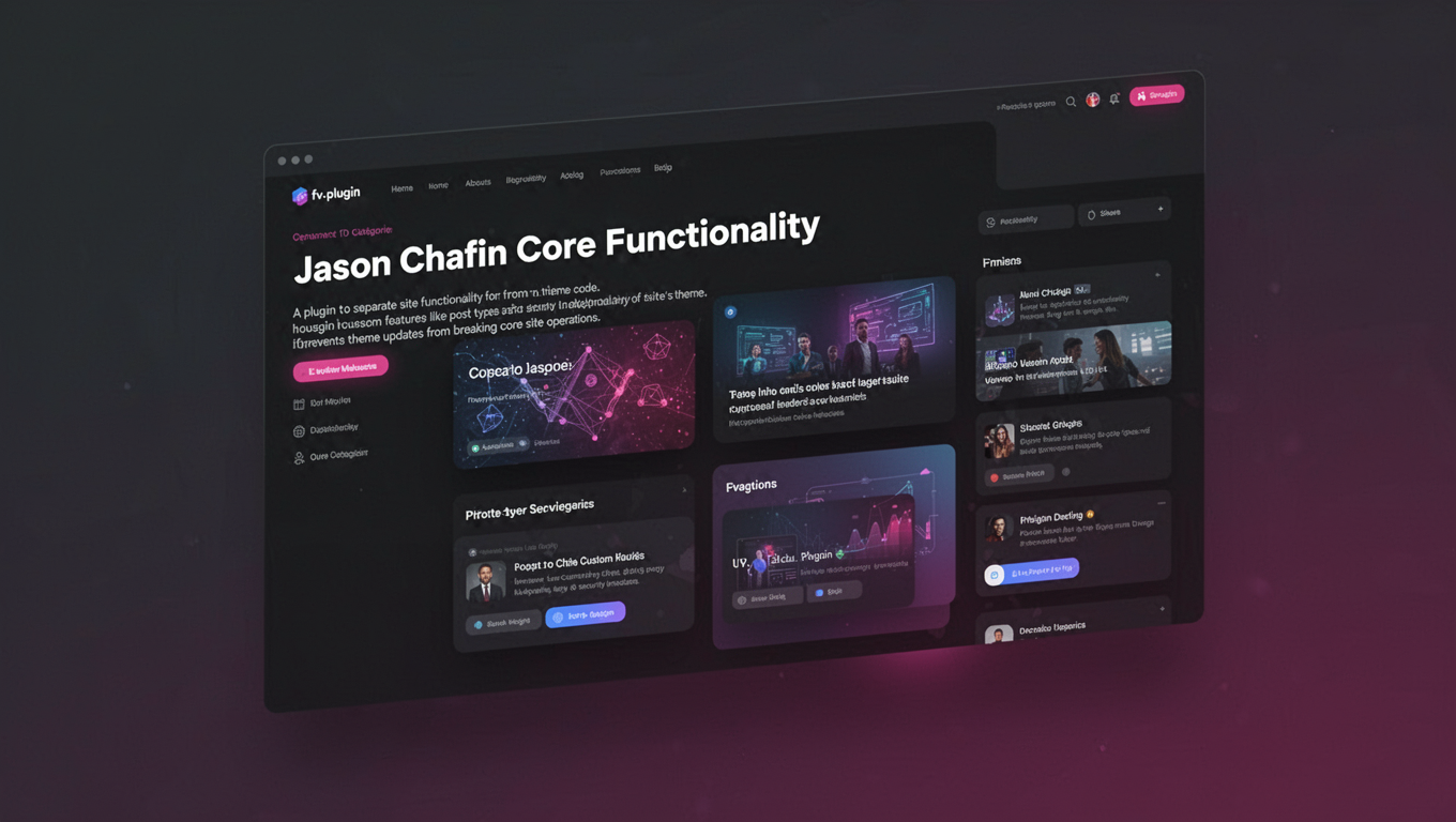 Preview of Jason Chafin Core Functionality