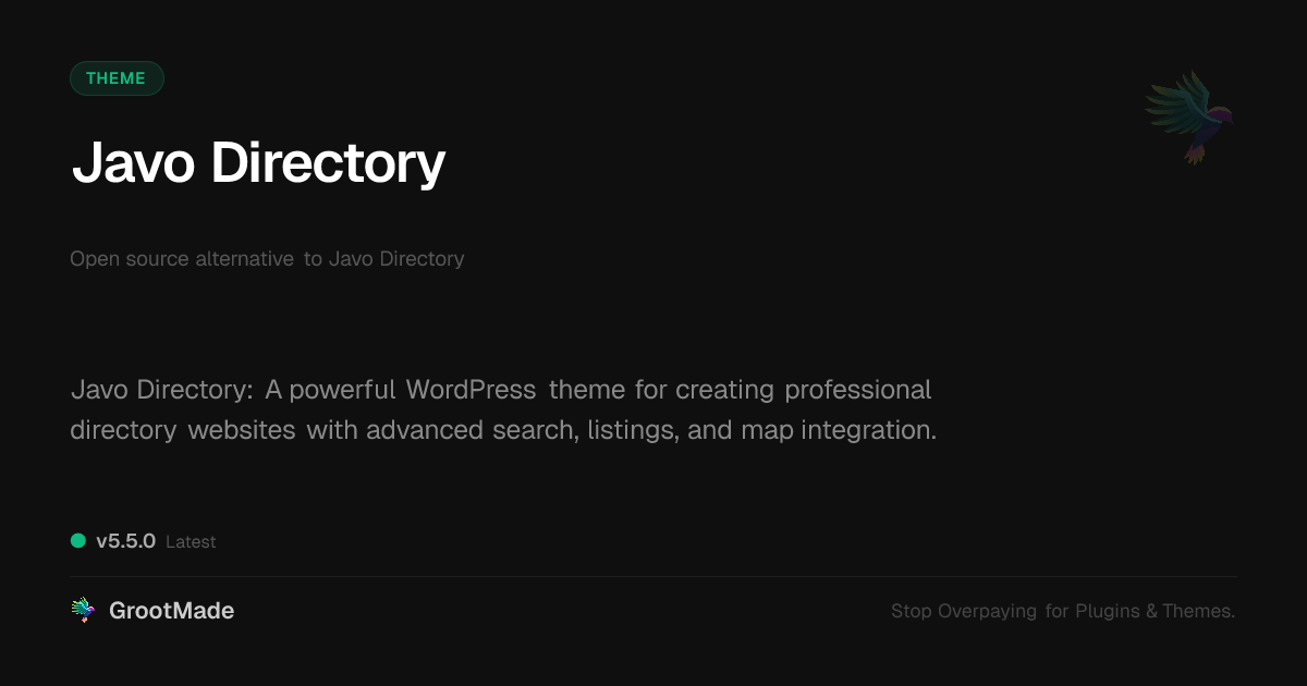 Preview of Javo Directory