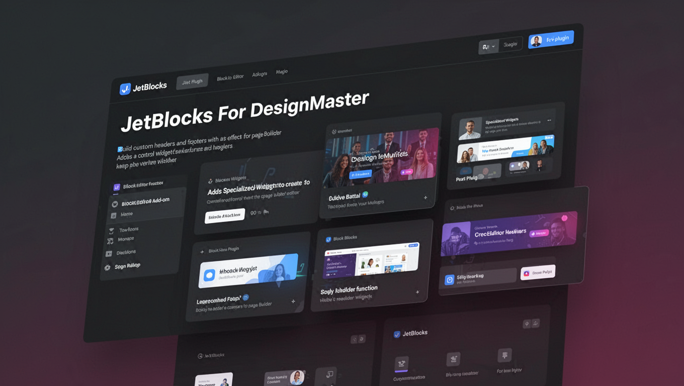 Preview of JetBlocks For DesignMaster