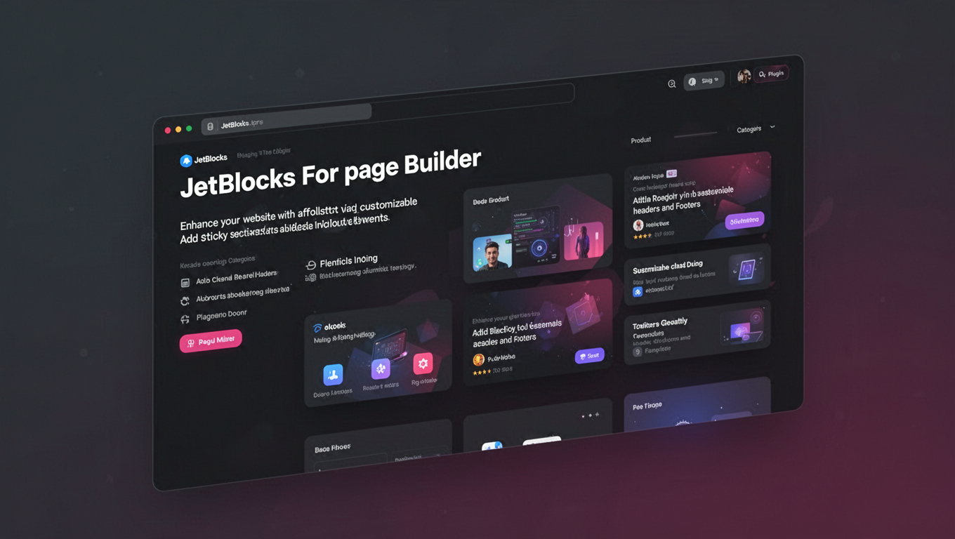 Preview of JetBlocks For Elementor