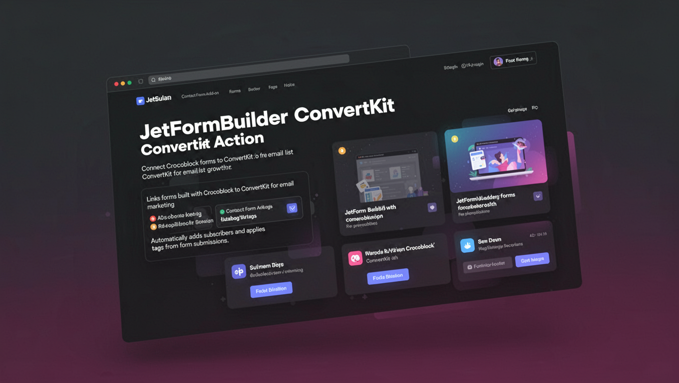 Preview of JetFormBuilder ConvertKit Action