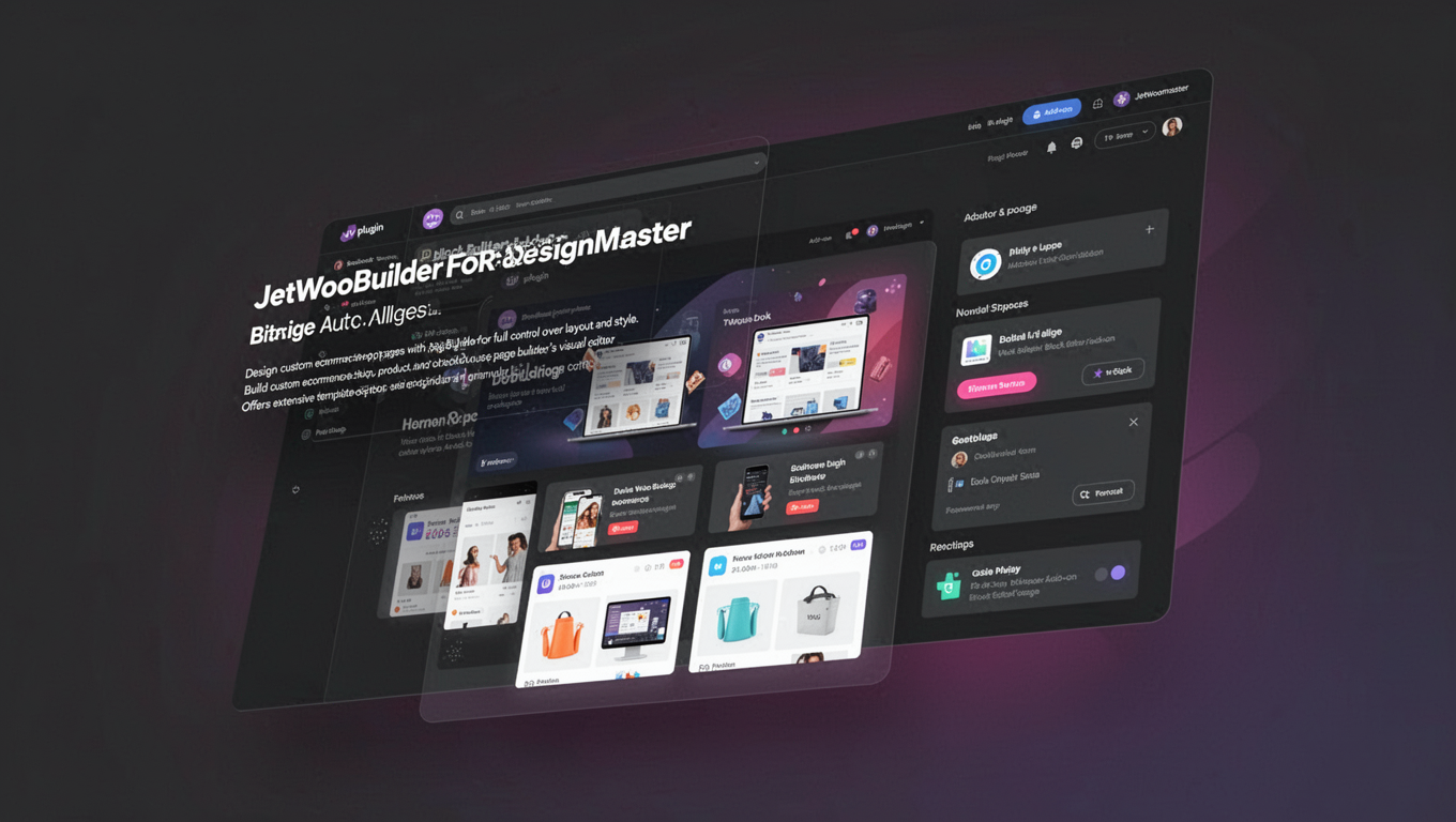 Preview of JetWooBuilder For DesignMaster