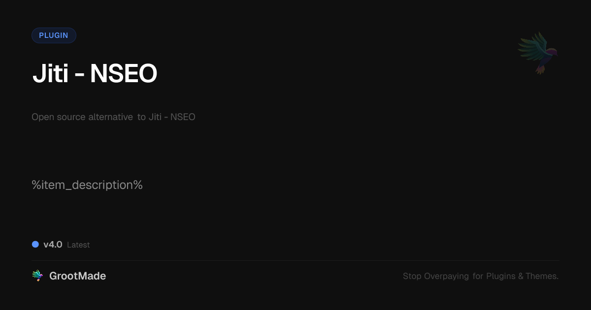 Preview of Jiti - NSEO