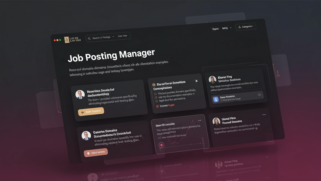 Preview of Job Posting Manager