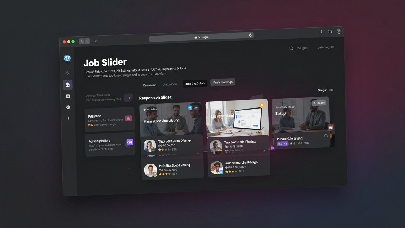 Preview of Job Slider