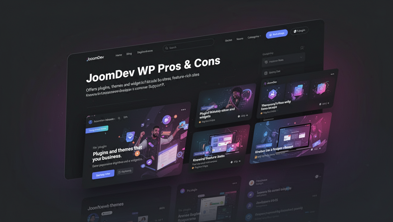 Preview of JoomDev WP Pros & Cons