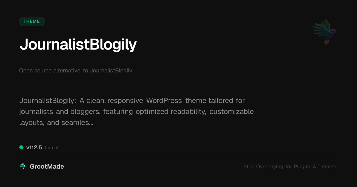 Preview of JournalistBlogily