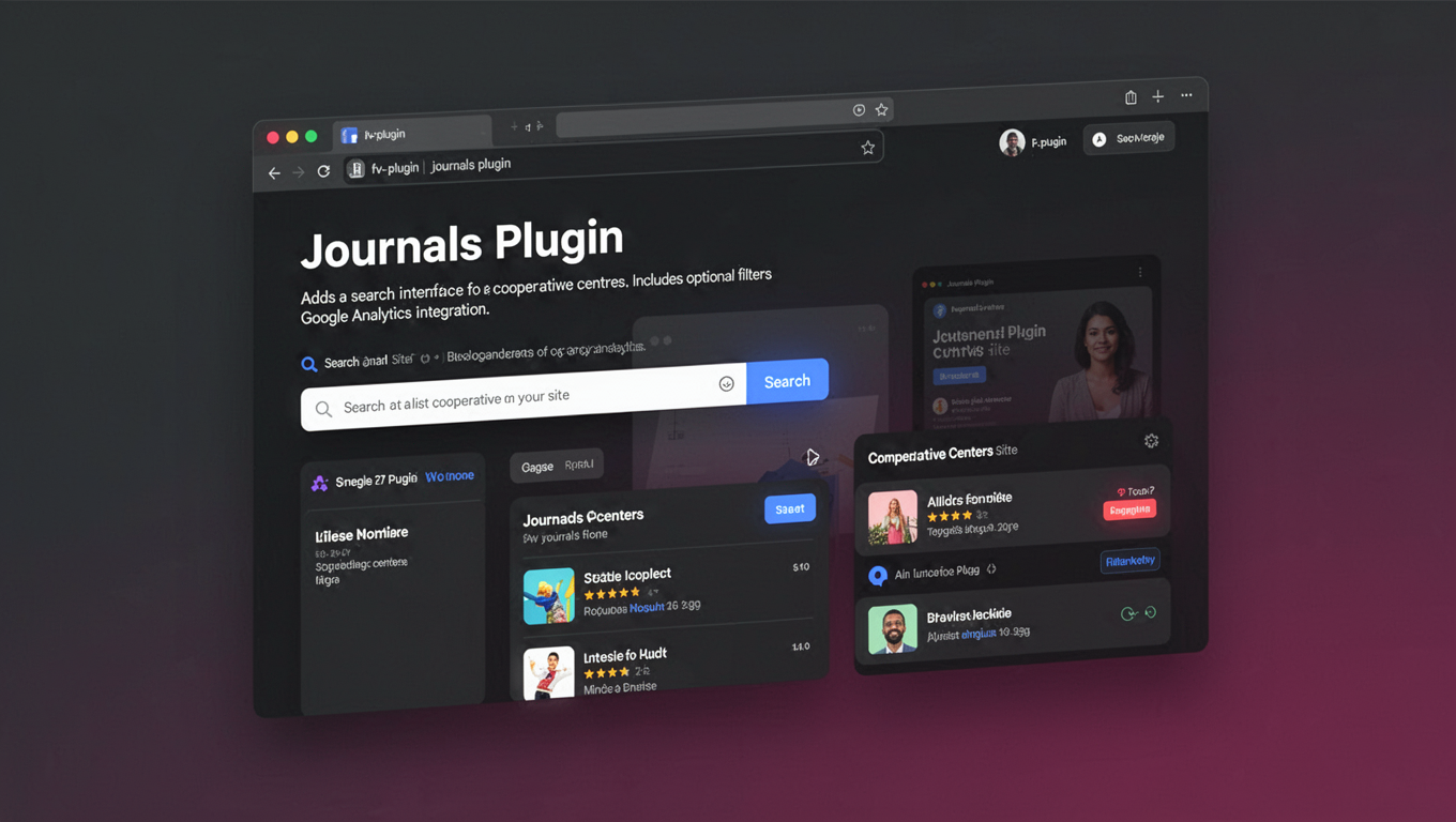 Preview of Journals Plugin