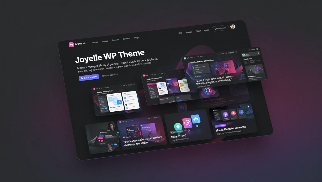 Preview of Joyelle WP Theme