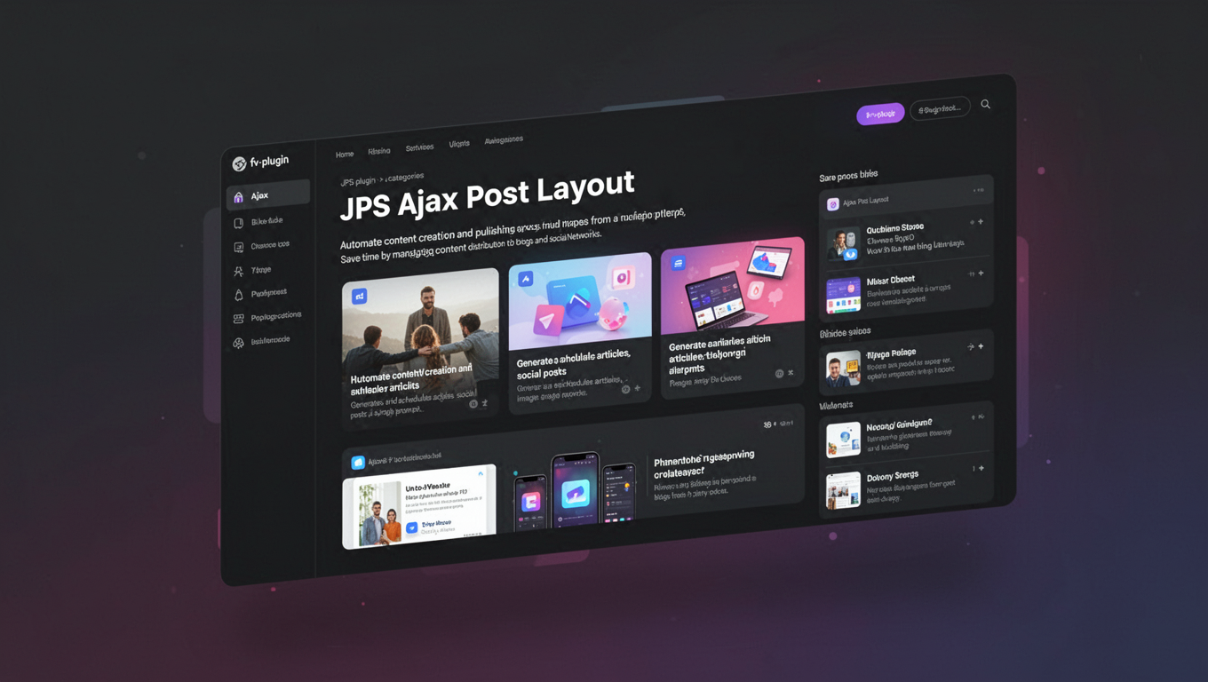 Preview of JPS Ajax Post Layout