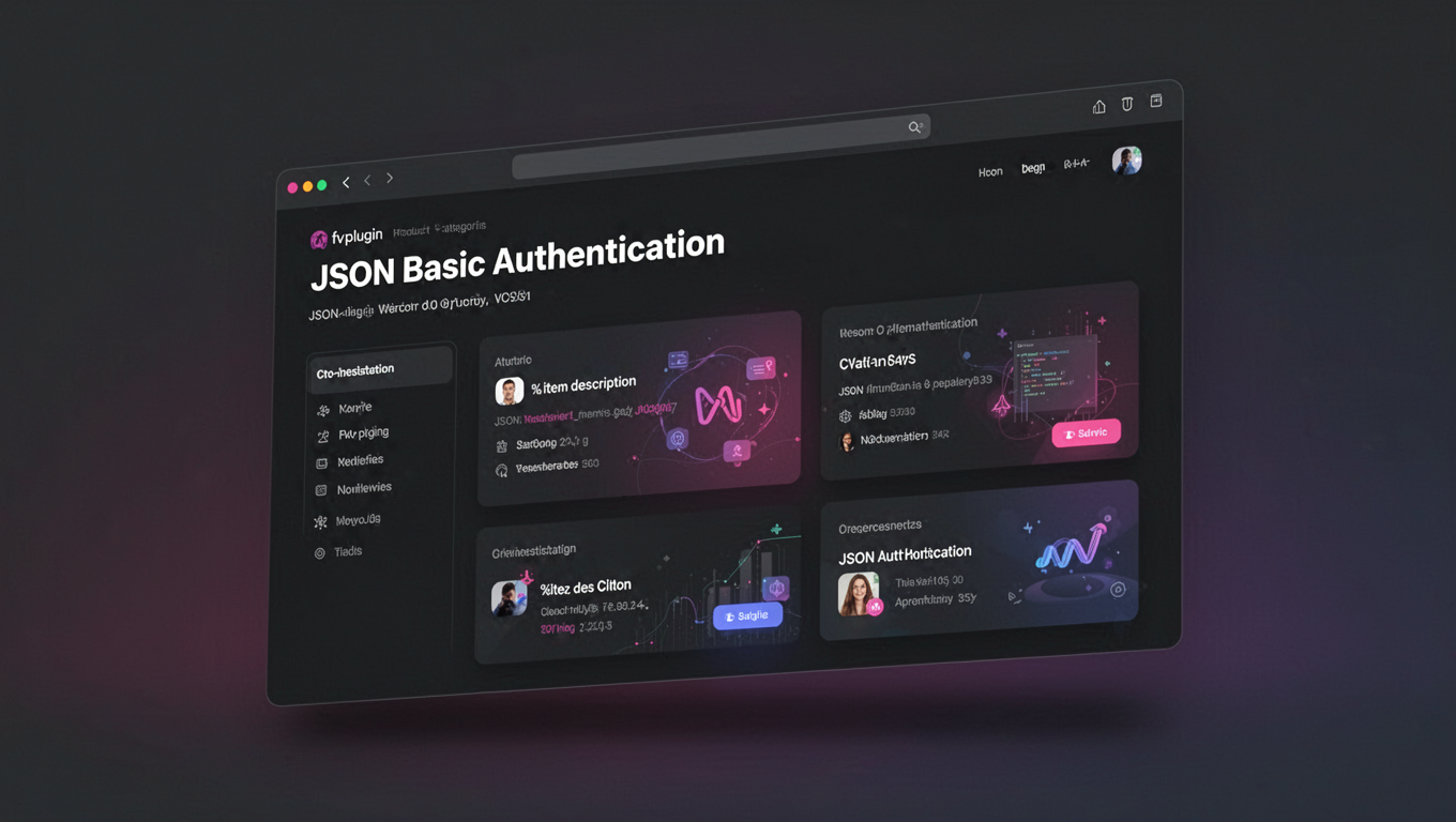 Preview of JSON Basic Authentication