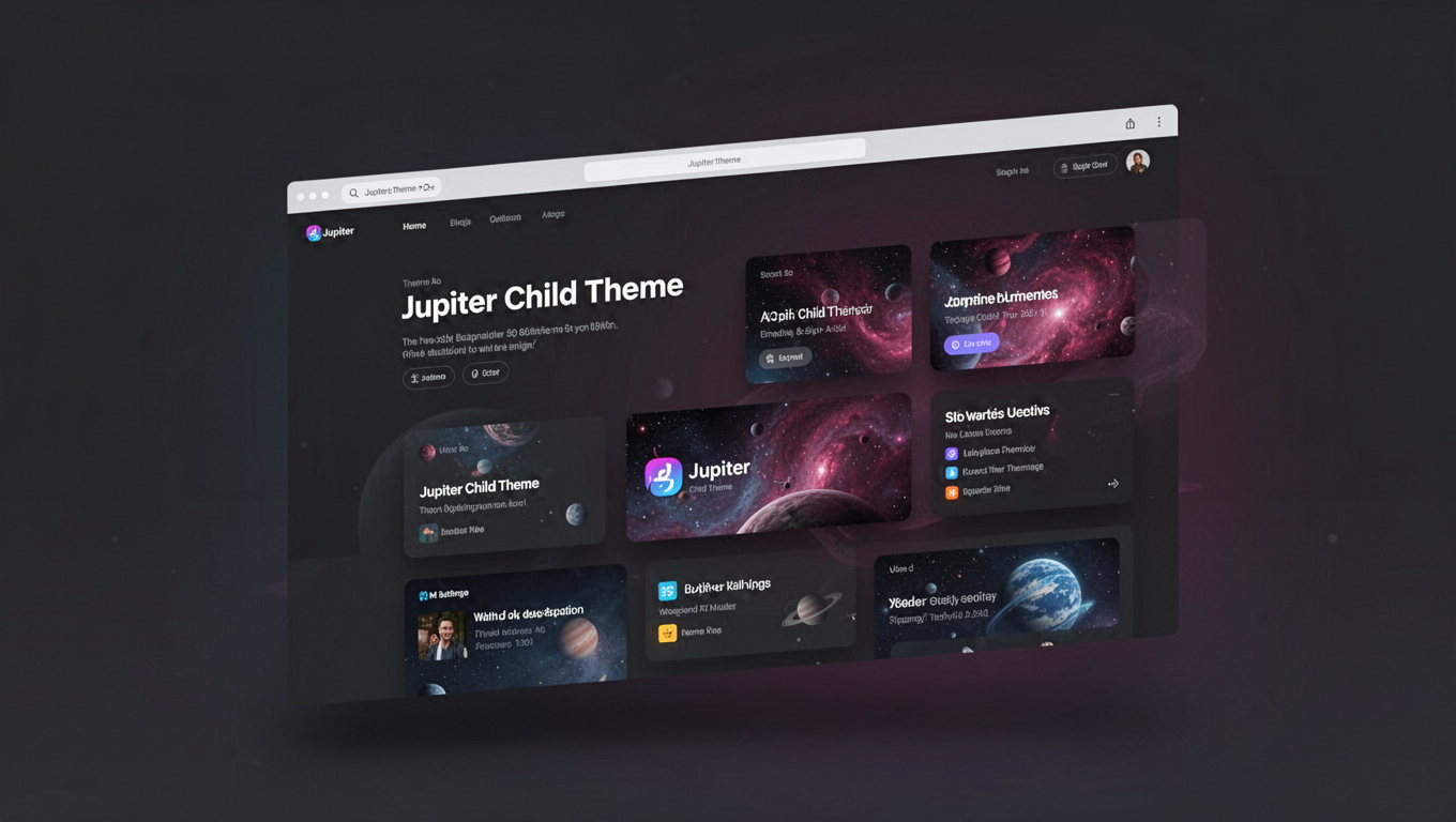 Preview of Jupiter Child Theme