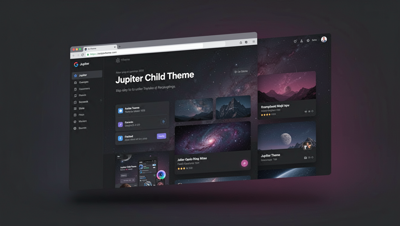 Preview of Jupiter Child Theme