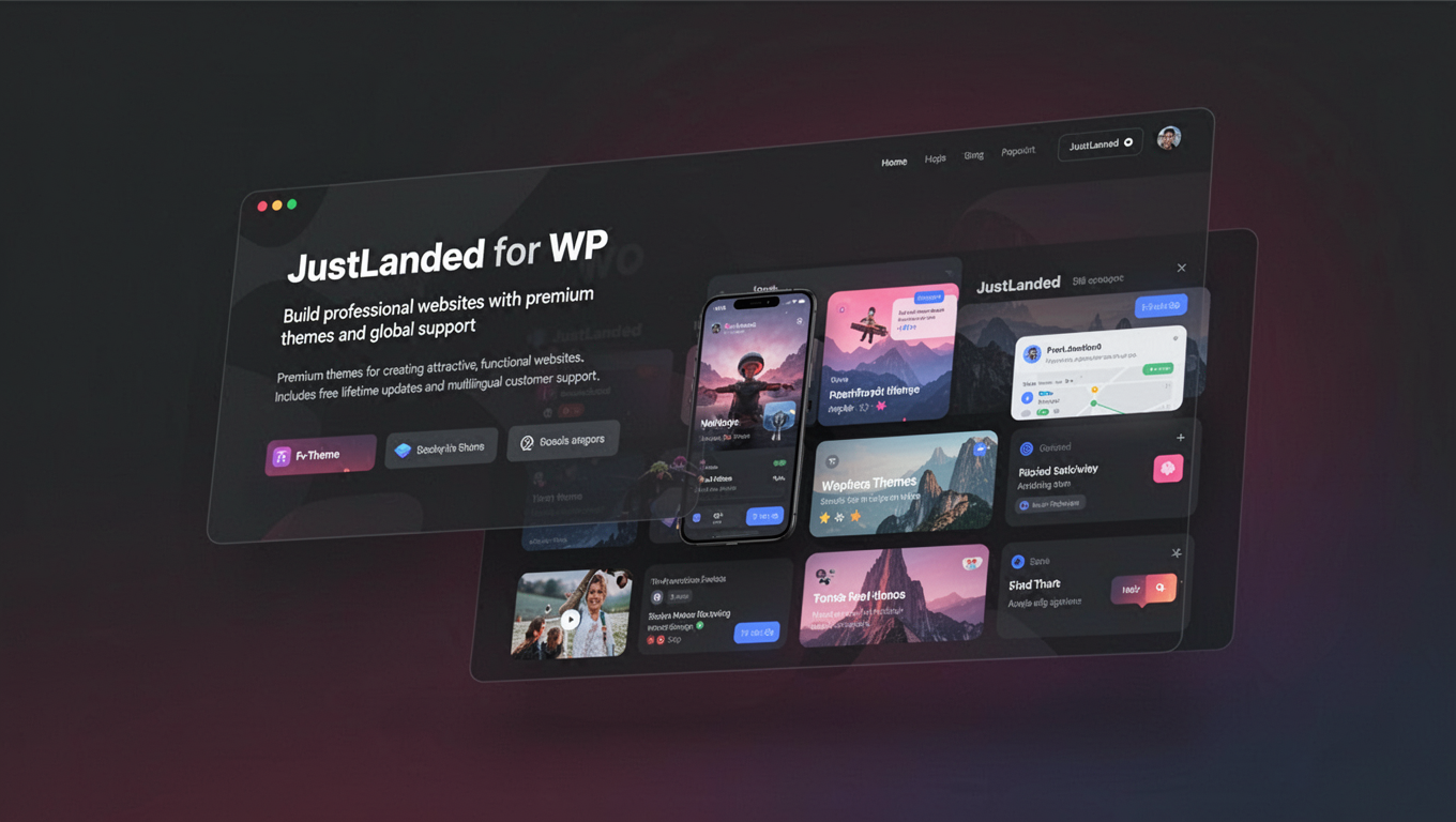 Preview of JustLanded for WP