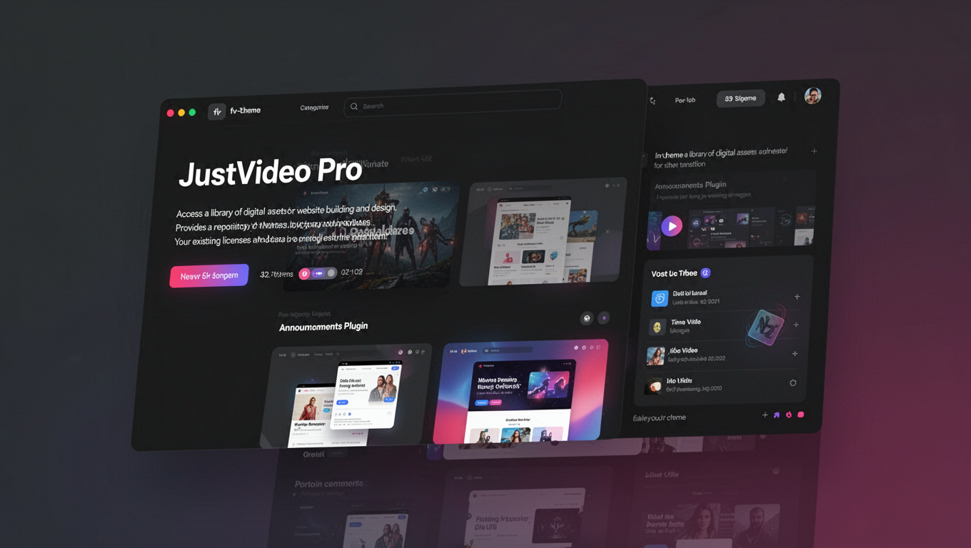 Preview of JustVideo Pro