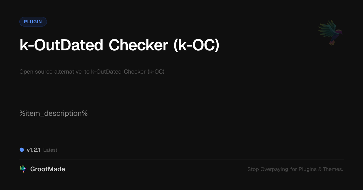 Preview of k-OutDated Checker (k-OC)