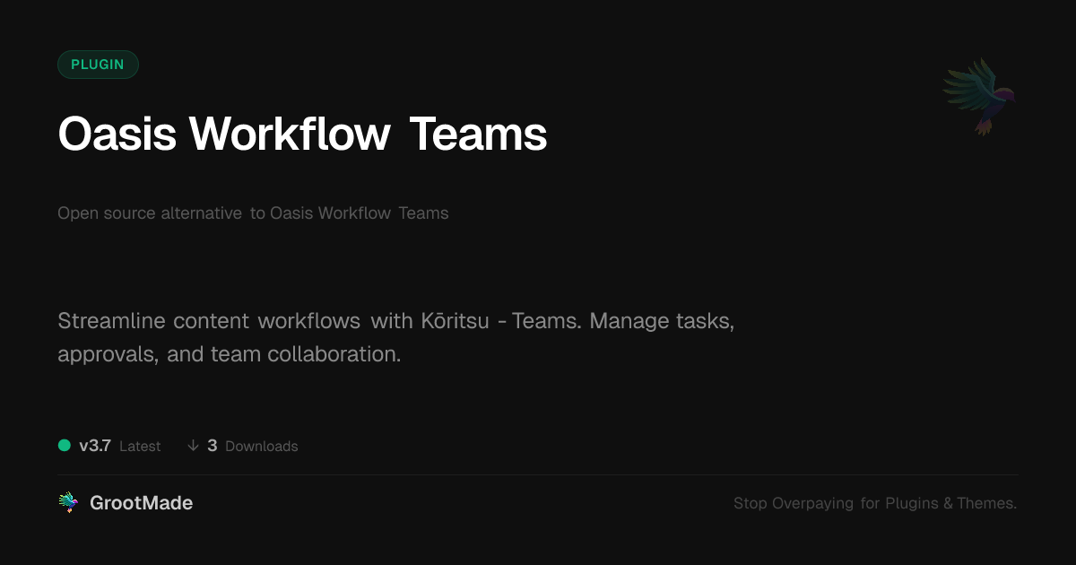 Oasis Workflow Teams