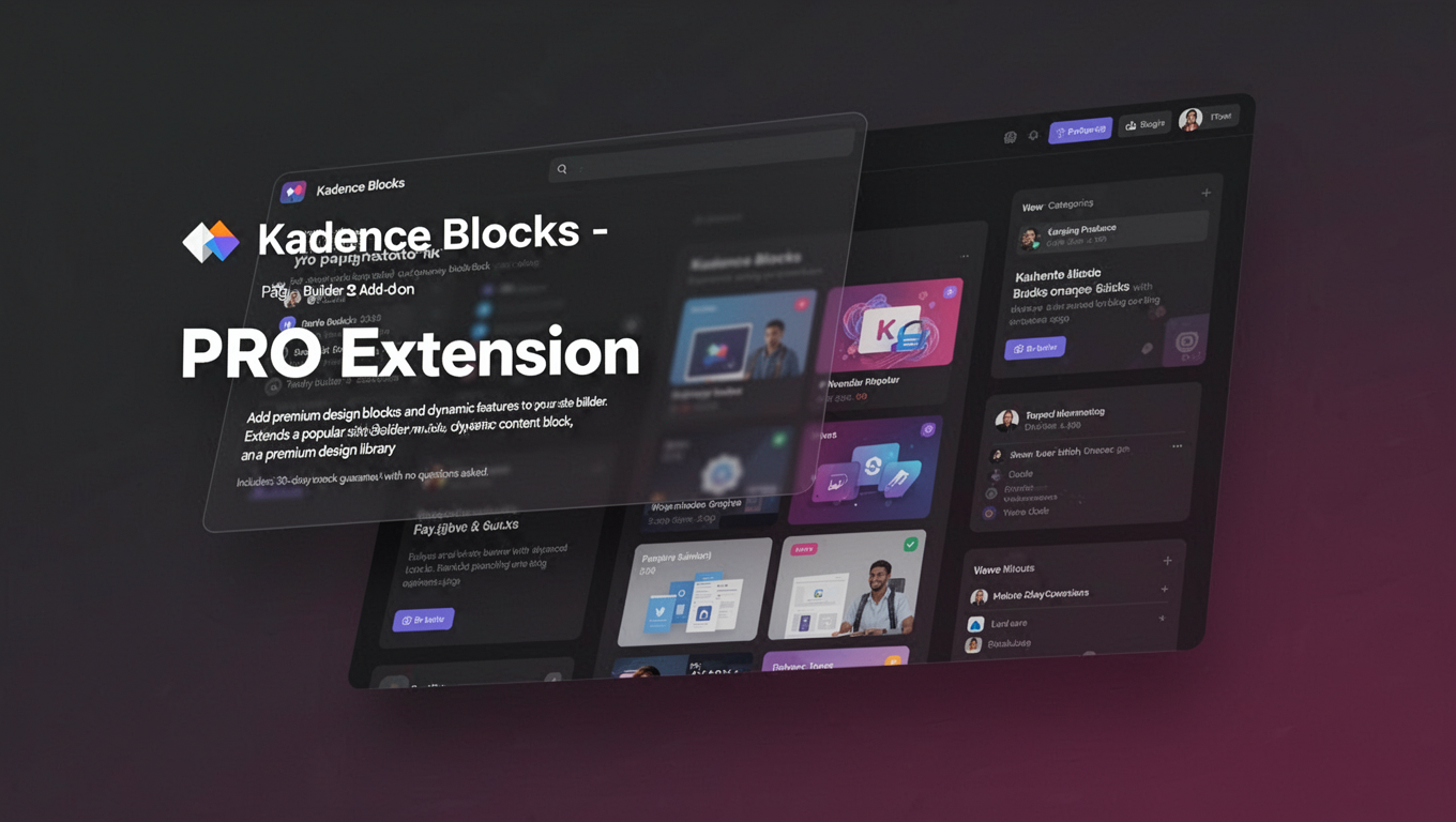 Preview of Kadence Blocks - PRO Extension