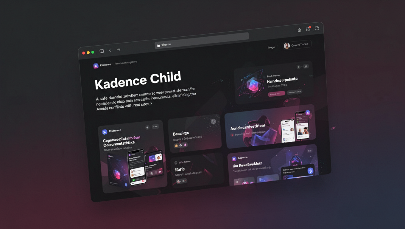 Preview of Kadence Child