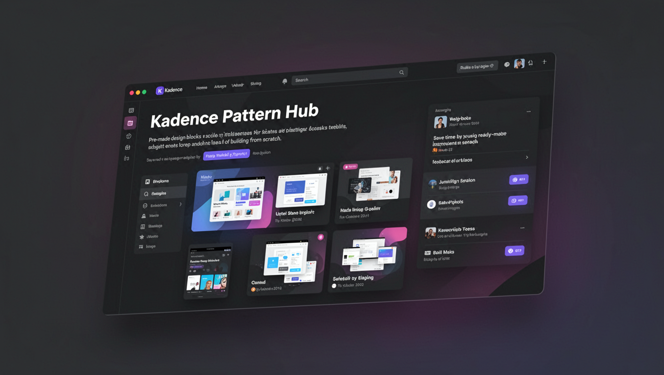 Preview of Kadence Pattern Hub