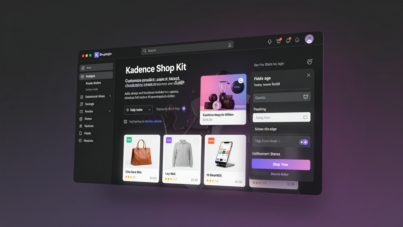 Preview of Kadence Shop Kit