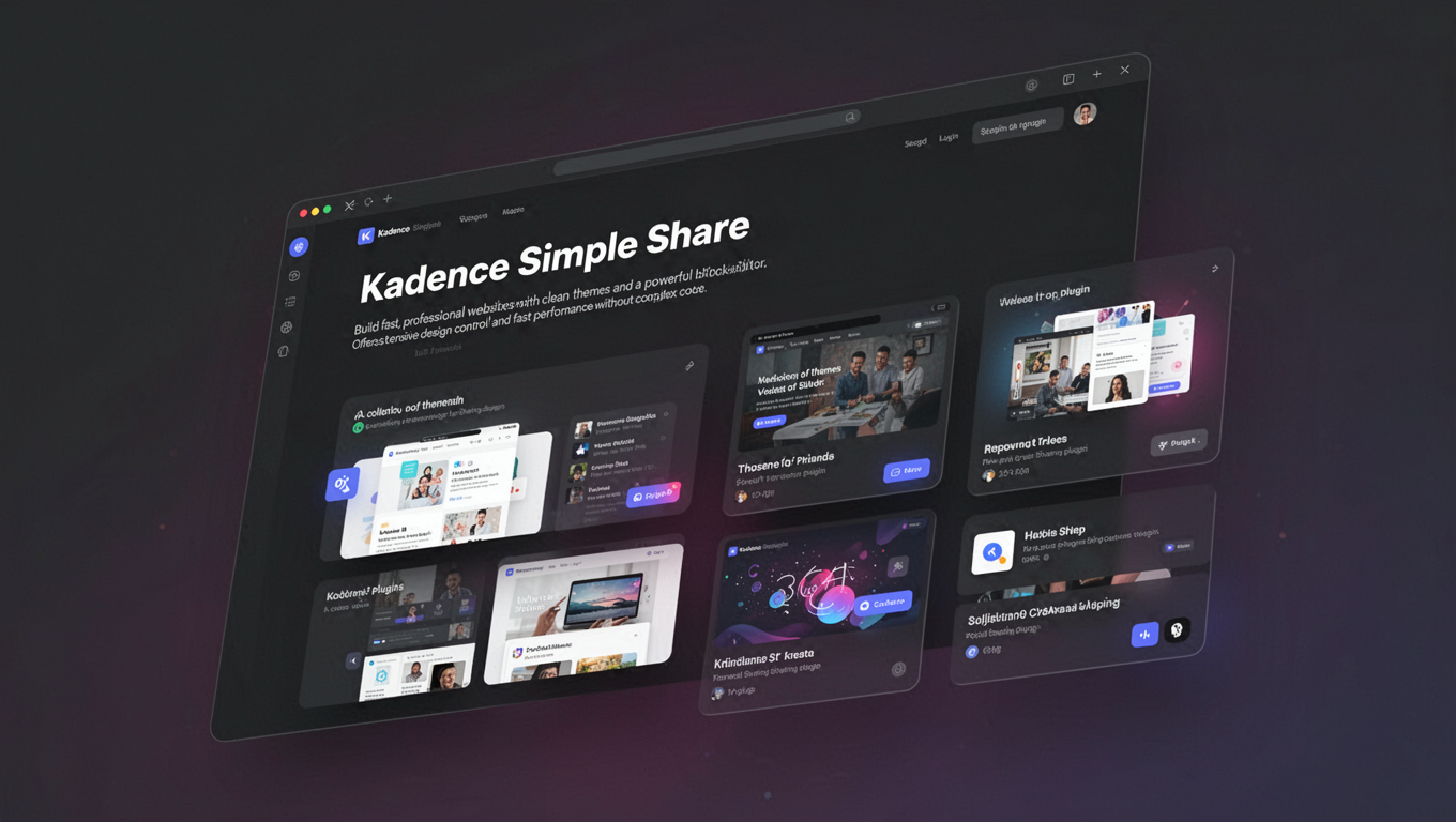 Preview of Kadence Simple Share