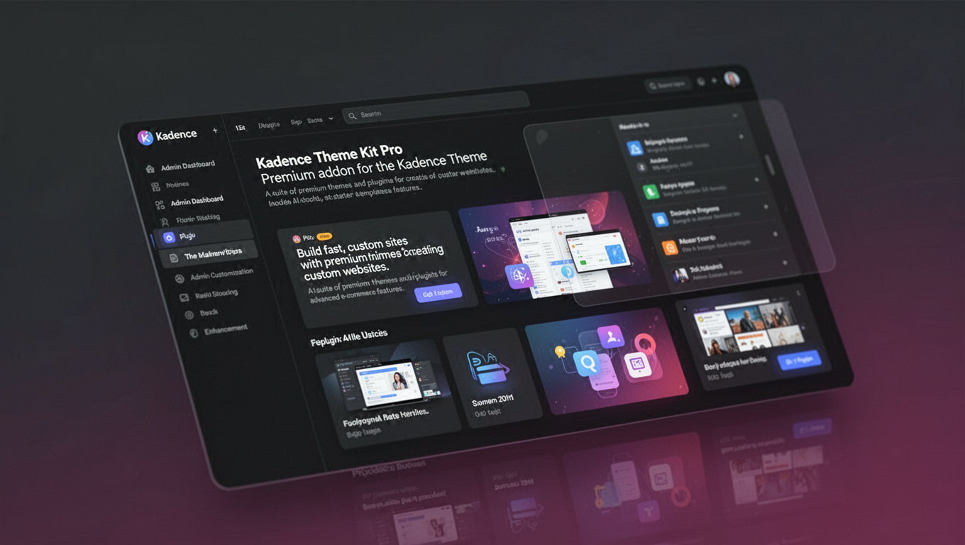 Preview of Kadence Theme Kit Pro - Premium addon for the Kadence Theme