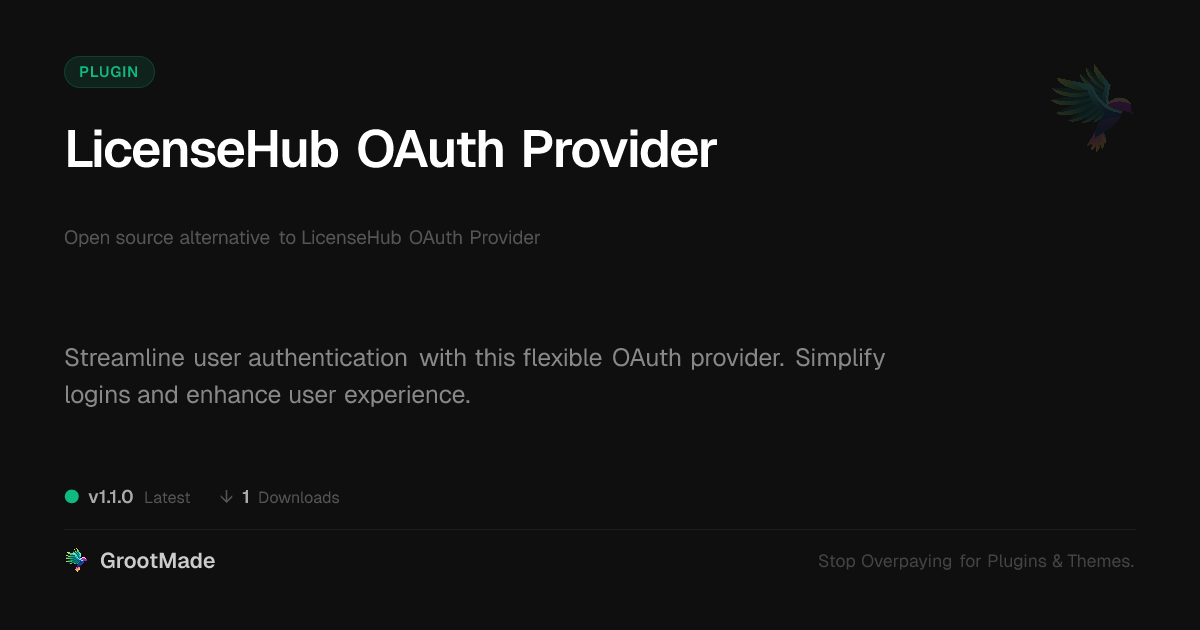 LicenseHub OAuth Provider