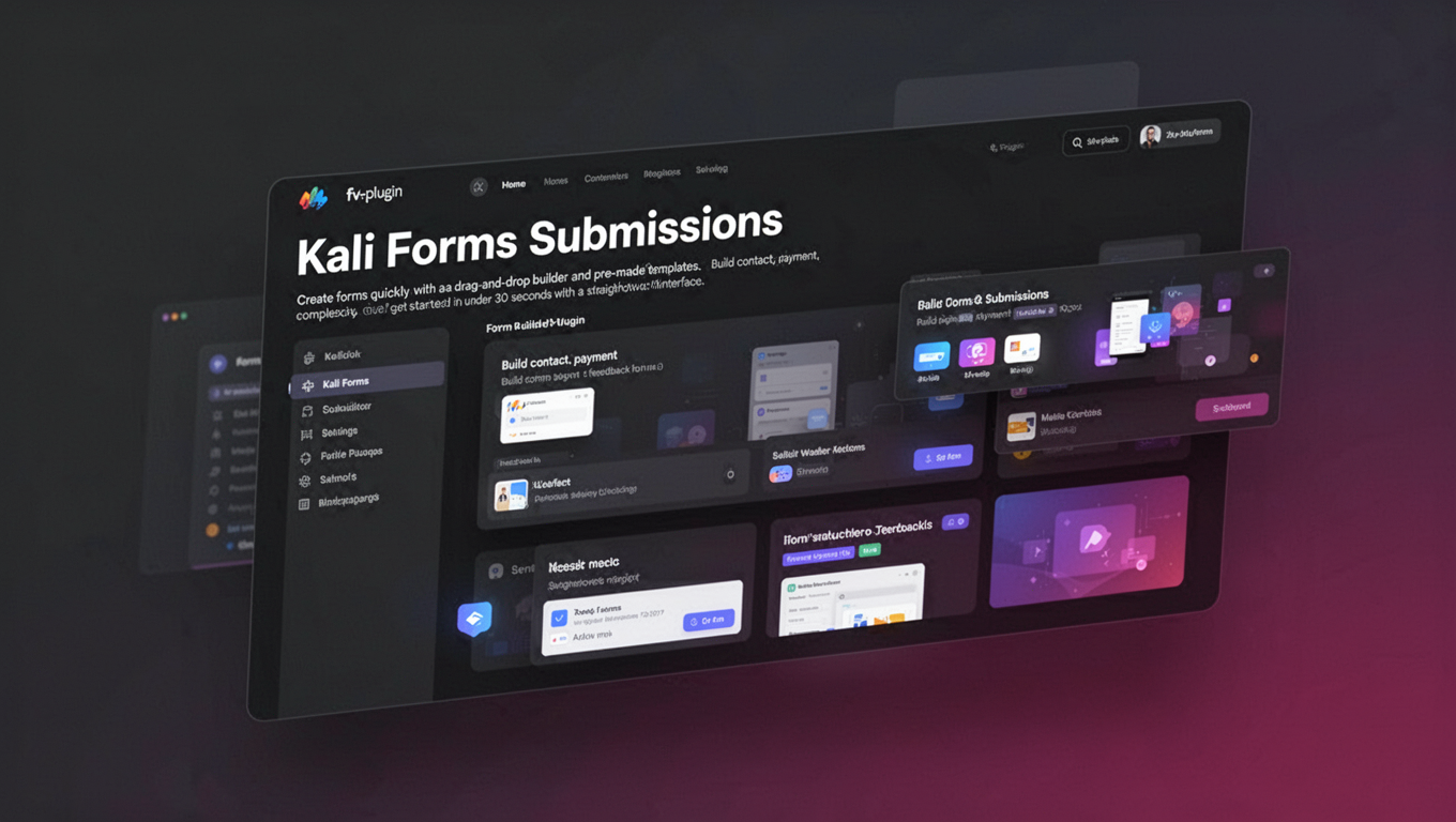 Preview of Kali Forms Submissions