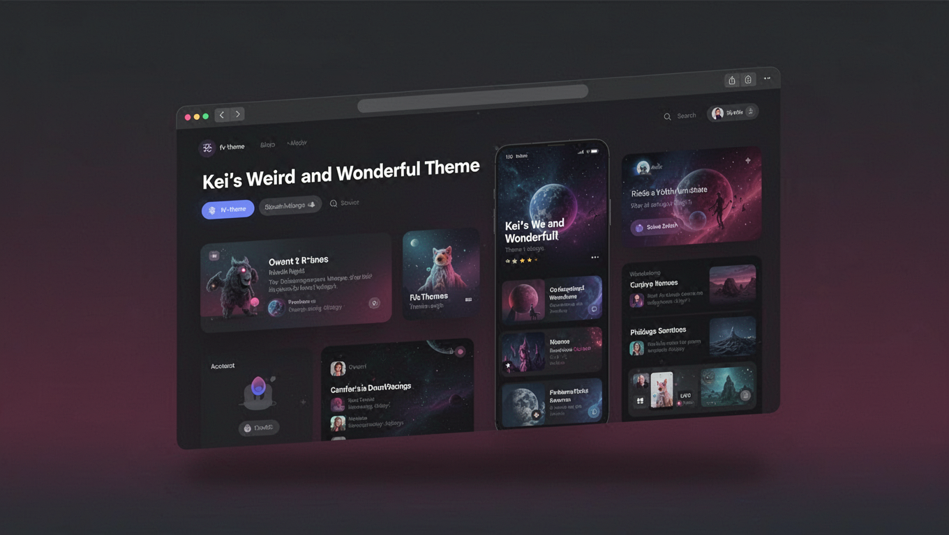 Preview of Kei's Weird and Wonderful Theme