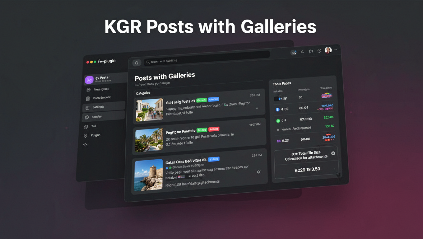 Preview of KGR Posts with Galleries